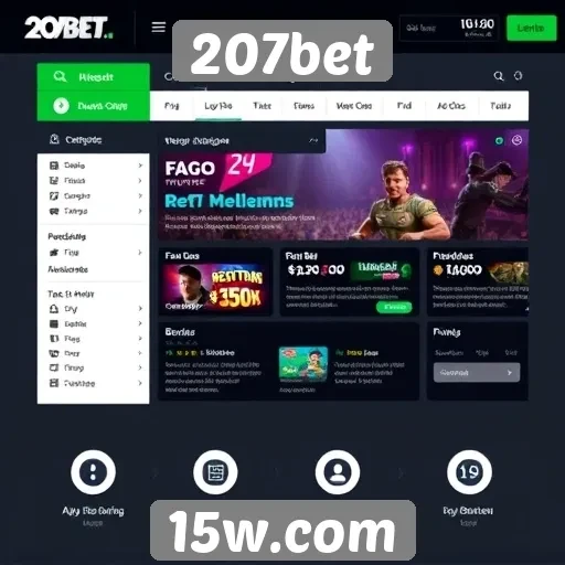 Análise das funcionalidades do site 207bet